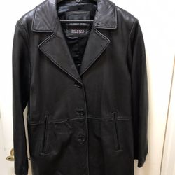 Soft, Black Leather Jacket