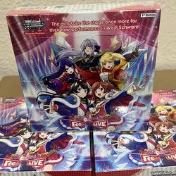 Revue Starlight Re Live Booster Box Weiss Schwarz English Edition New - Sealed