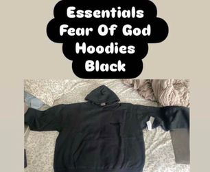 Essentials Hoodies Black ( Pick Up Only ) XL
