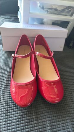 Steve Madden Red Patent Mary Jane Flats