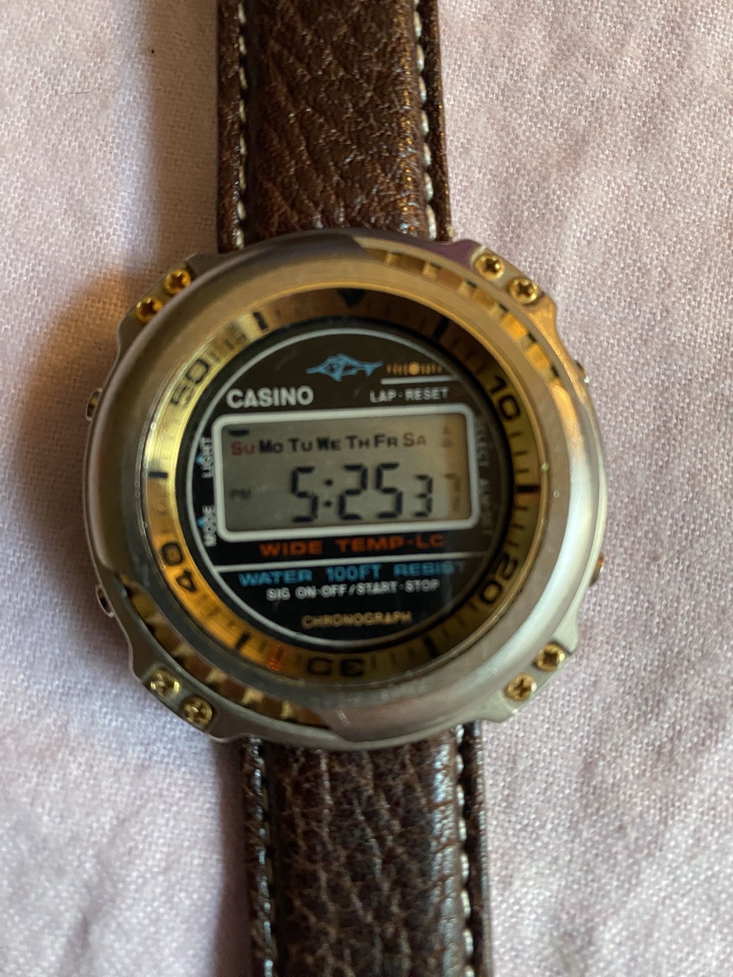 Vintage Rare Casino Digital Watch 