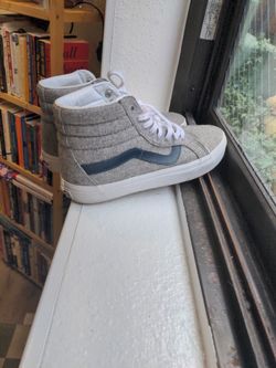 Vans Men's Size 7 Gray And Blue