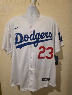 New Mens Dodgers Tucker #23 White Jerseys Stitched