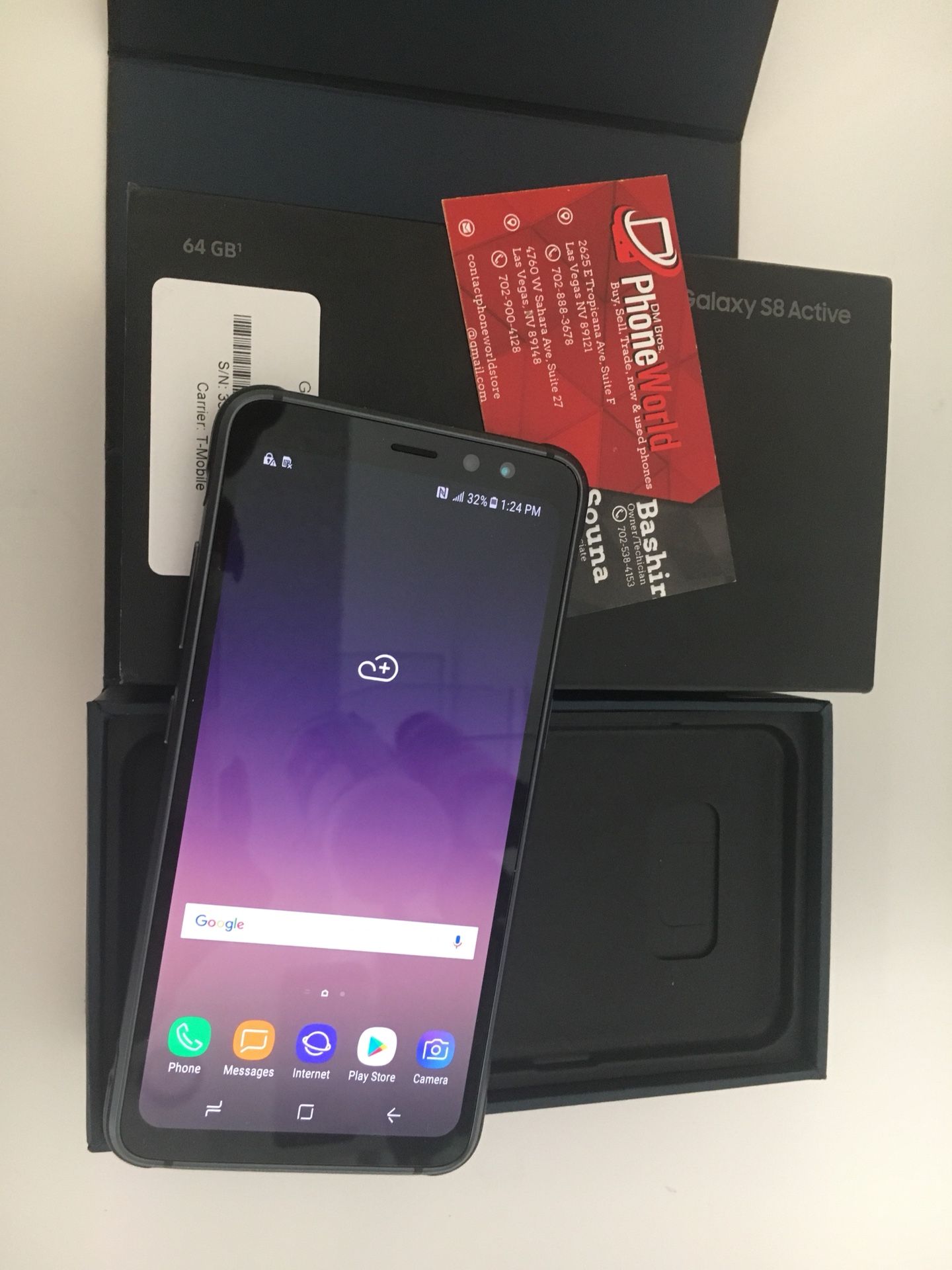 Mint condition Samsung Galaxy S8 Active 64GB T Mobile MetroPCS