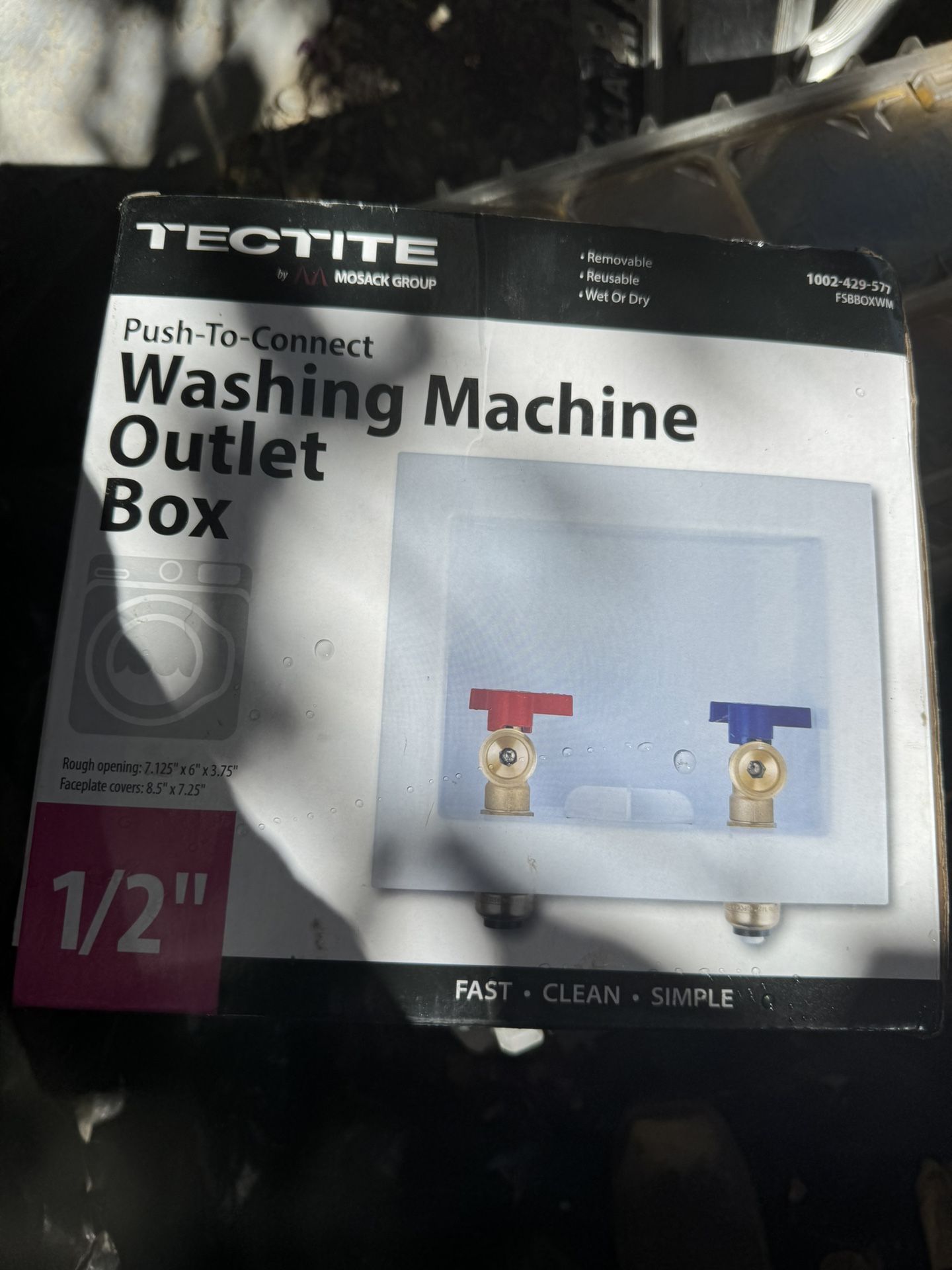 Laundry Box W Valves