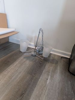 3 Bulb lamp silver