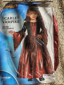 Scarlet Vampire Toddler Costume 