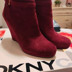 DKNY Suede Booties 