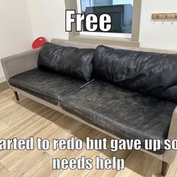 Free Leather Couch