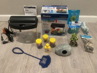 Aqueon Mini Bow 1 Desktop Aquarium & Accessories