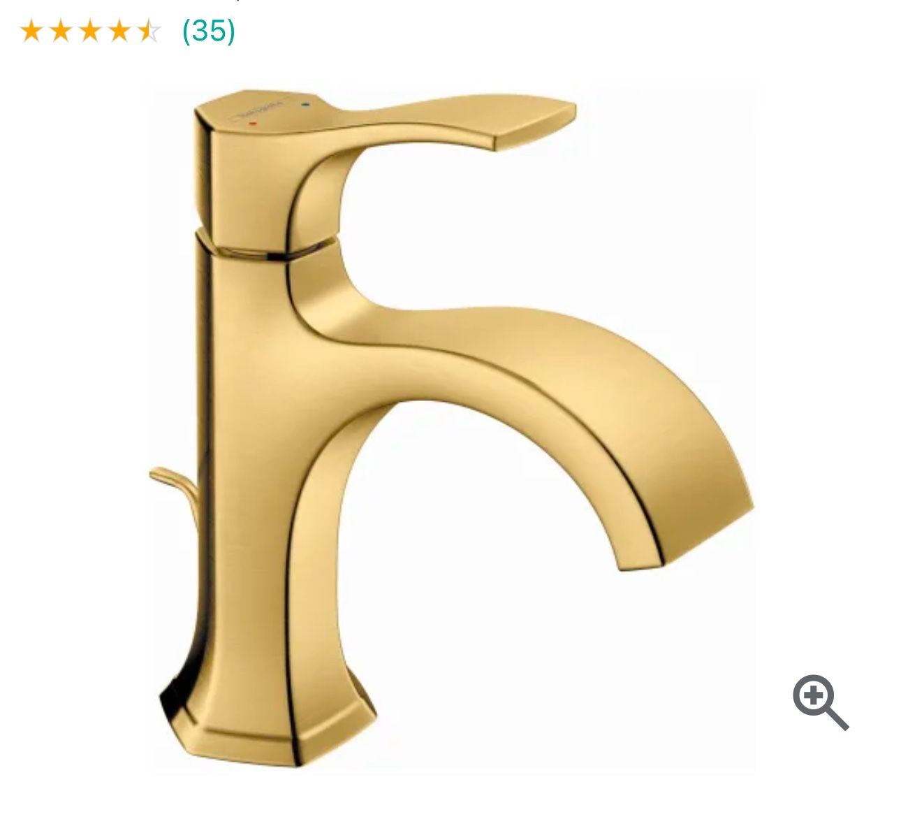 Hansgrohe Locarno Bathroom Faucet Brushed Gold