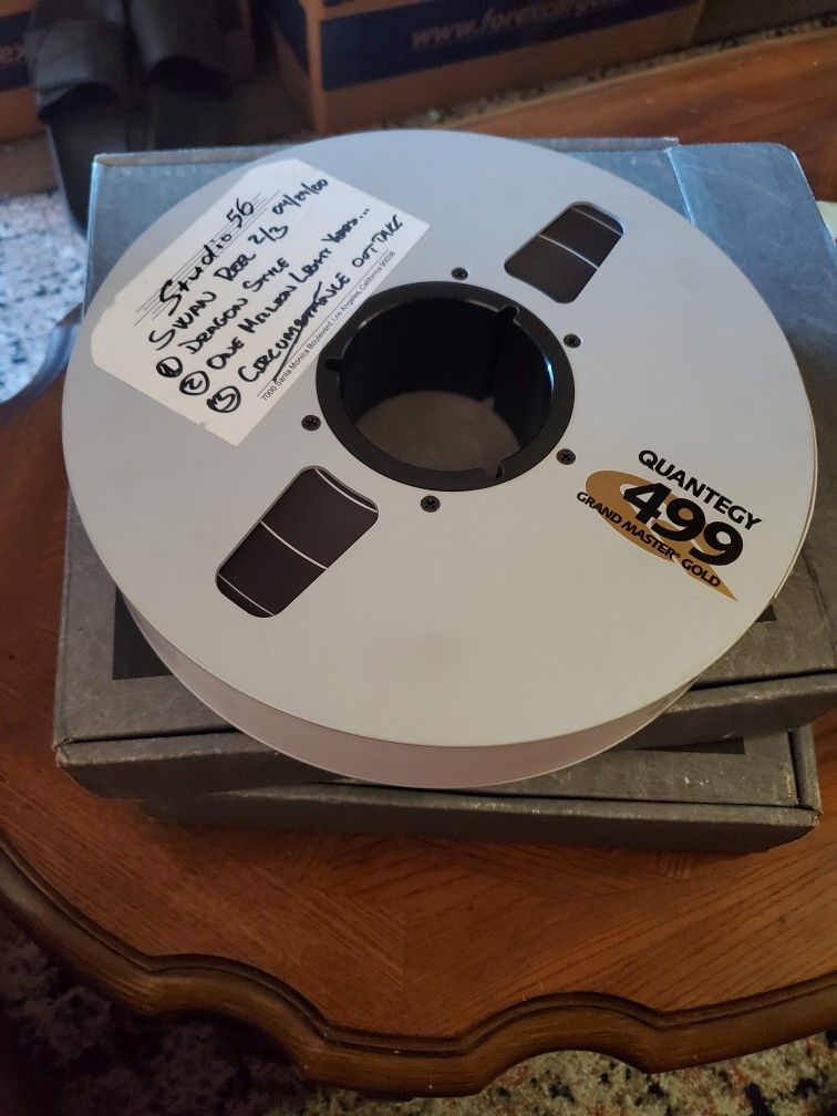 Quantegy 499 grand master gold studio audio tape