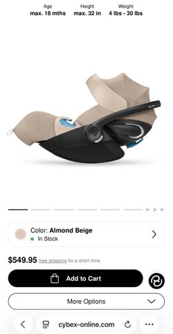 CYBEX Cloud G Pro Infant Car Seat with Load Leg Base