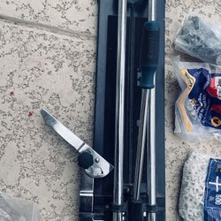 Anvil 14” Ceramic Tile Cutter & Spacers 