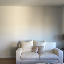 Design Within Reach White Sofa 