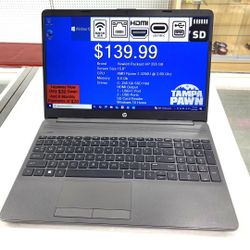 Hewlett Packard HP 255 G8 15.6” Windows 10 Home Laptop AMD Ryzen 3 3250U @ 2.60 Ghz, 8.0 Gb, 256 Gs SSD Hdd with Charger TPW016102
