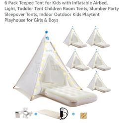 6 Pack Teepee Tent
