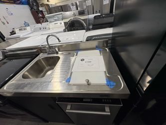 Summit Stainless Steel Sink Kitchen Unit