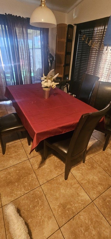 Brown Kitchen Table