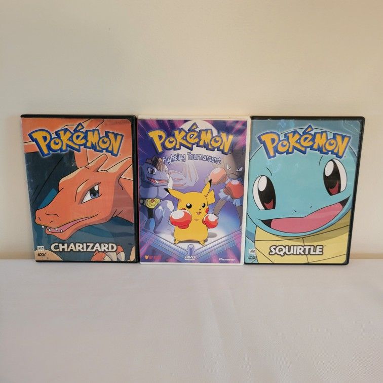 Pokemon DVD'S - Set of 3