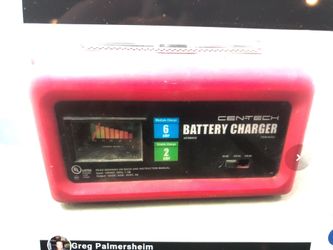 Cen-Tech Battery Charger 6V 6A, 12V 2A, and 12V 6A