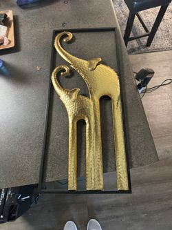 Elephant decor gold
