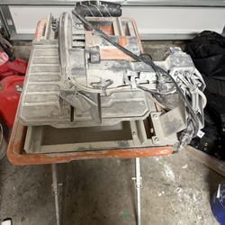 9-Amp 7 in. Blade Corded Wet Tile Saw with Stand by RIDGID