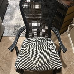 Price for both Wicker/ WoodVintage dining room chairs