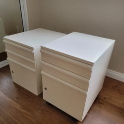 Locking File Cabinet Set (Pair)