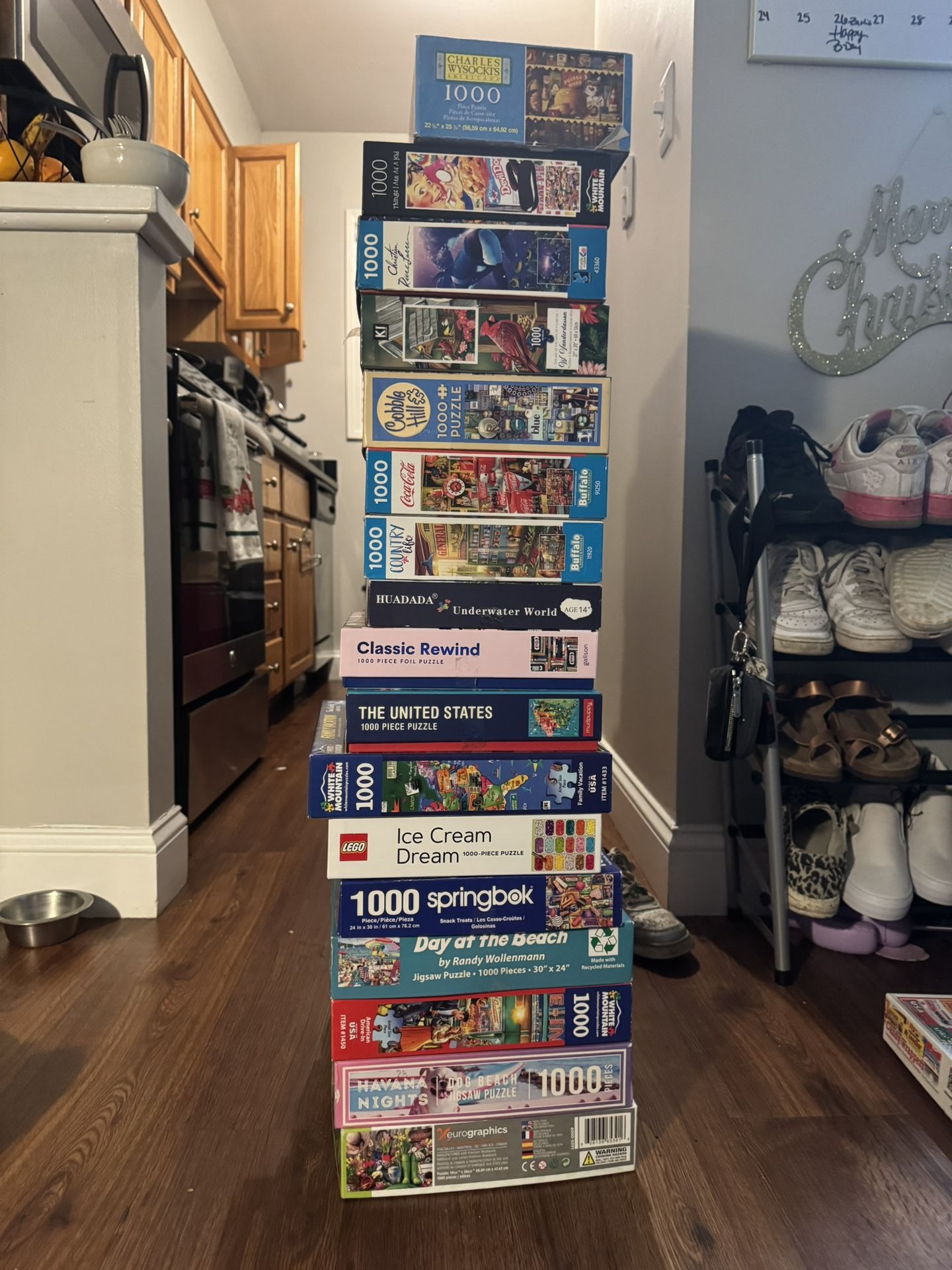 17 1,000 piece puzzles
