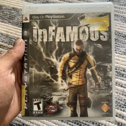 Playstation 3 infamous Black Label Complete Tested Game 
