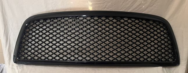 Dodge Ram 1500 Year 2009-12 Front Upper Hood Grille Mesh Gloss Black