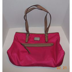 Dana Buchman pink shoulder purse