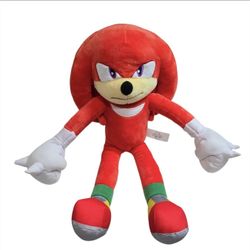 2025 Toy Factory Sonic The Hedgehog Movie 2 Knuckles Echidna Red Plush 12"