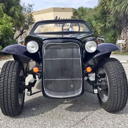 2023 BLACK California Roadster Golf Cart - 6 passenger seat luxury custom limo