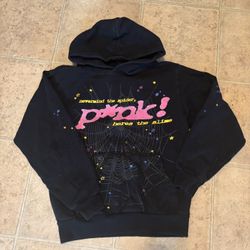 Sp5der Black Hoodie 100% Authentic