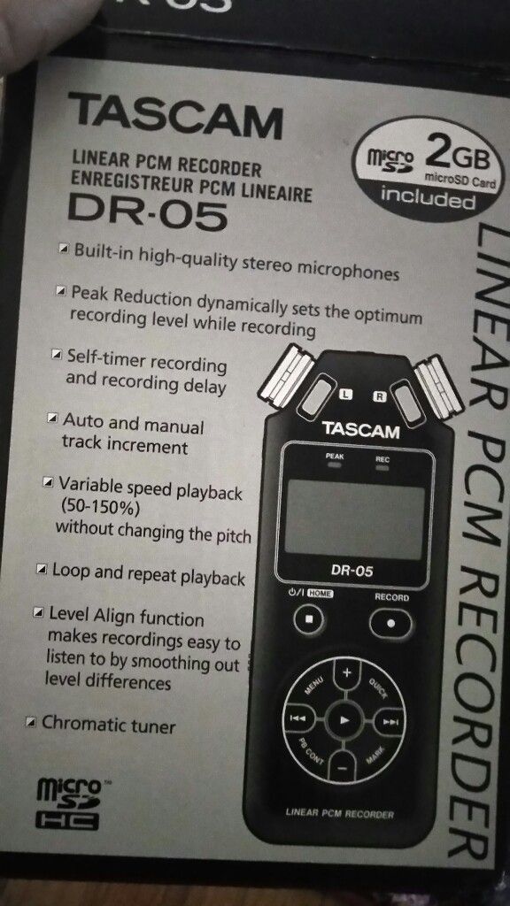 Tascam DR-05 2GB