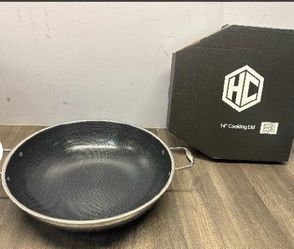 HexClad 14 Inch Hybrid Stainless Steel Wok