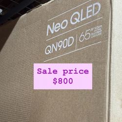SAMSUNG 65-Inch Class Neo QLED 4K QN90D Series Quantum HDR+, Dolby Atmos, Object Tracking Sound+, Anti-Glare, Gaming Hub, Q-Symphony, Smart TV with Al