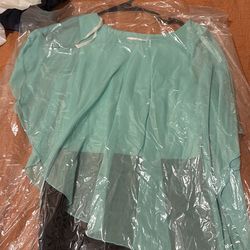 High/ low  shoulder dress