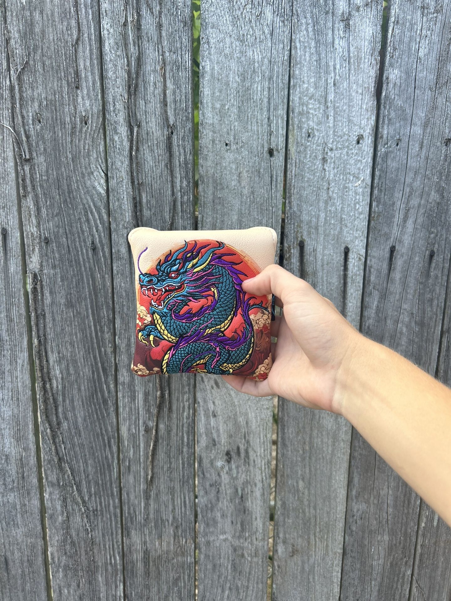 Chinese New Year Dragon Golf Mallet Putter Headcover