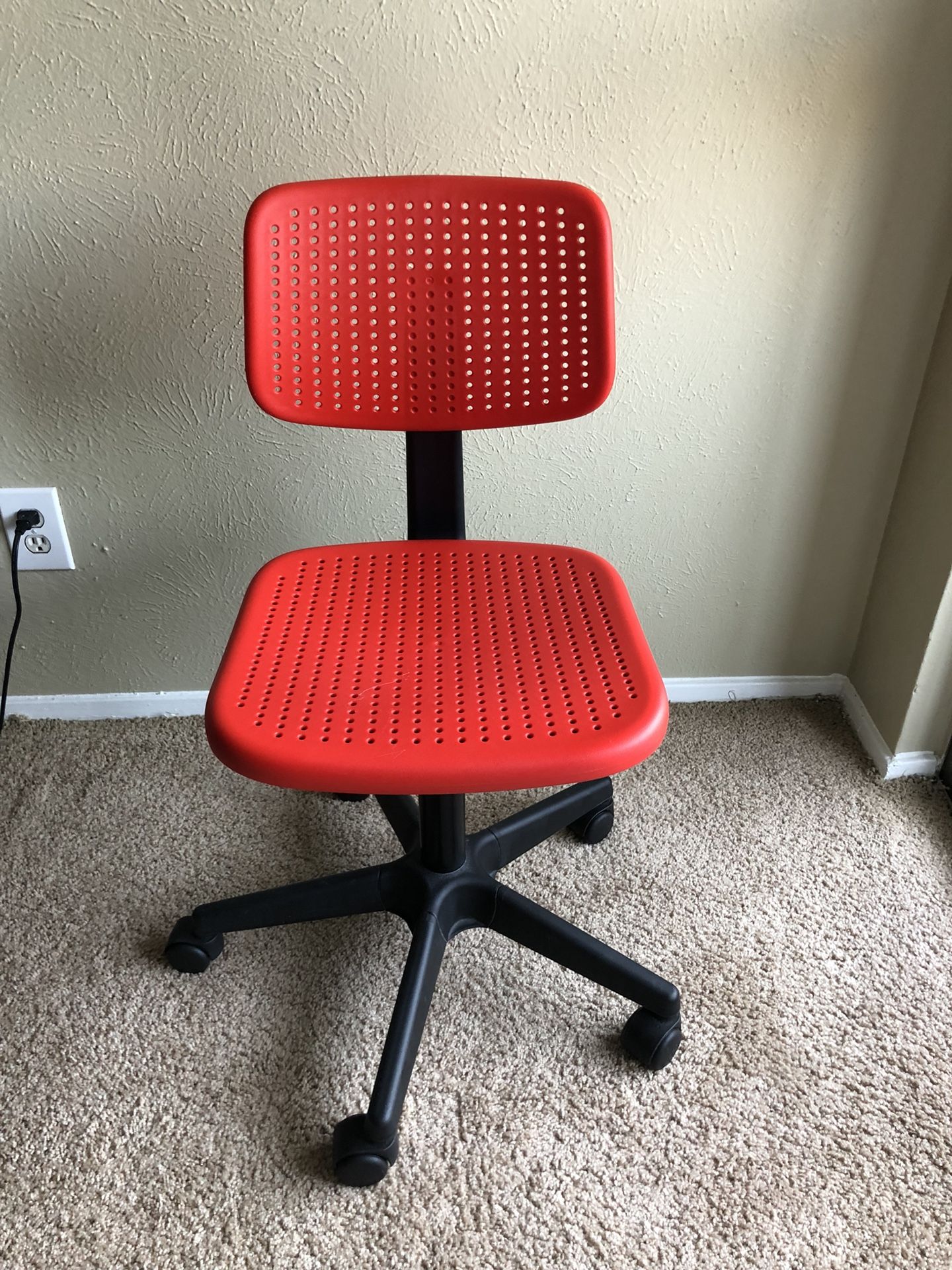 IKEA chair- Alrik Swivel chair, red