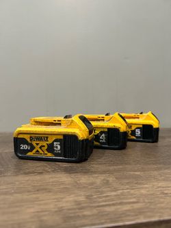 Dewalt batteries