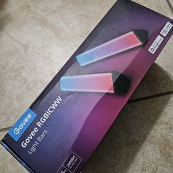 Govee Smart LED Light Bars, Work with Alexa and Google Assistant, RGBICWW WiFi TV Backlights with Scene and Music Modes for Gaming