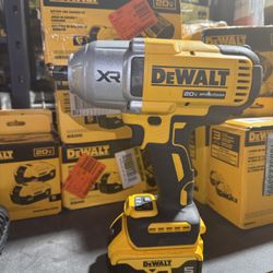 DeWALT 1/2” Impact Wrench with Battery