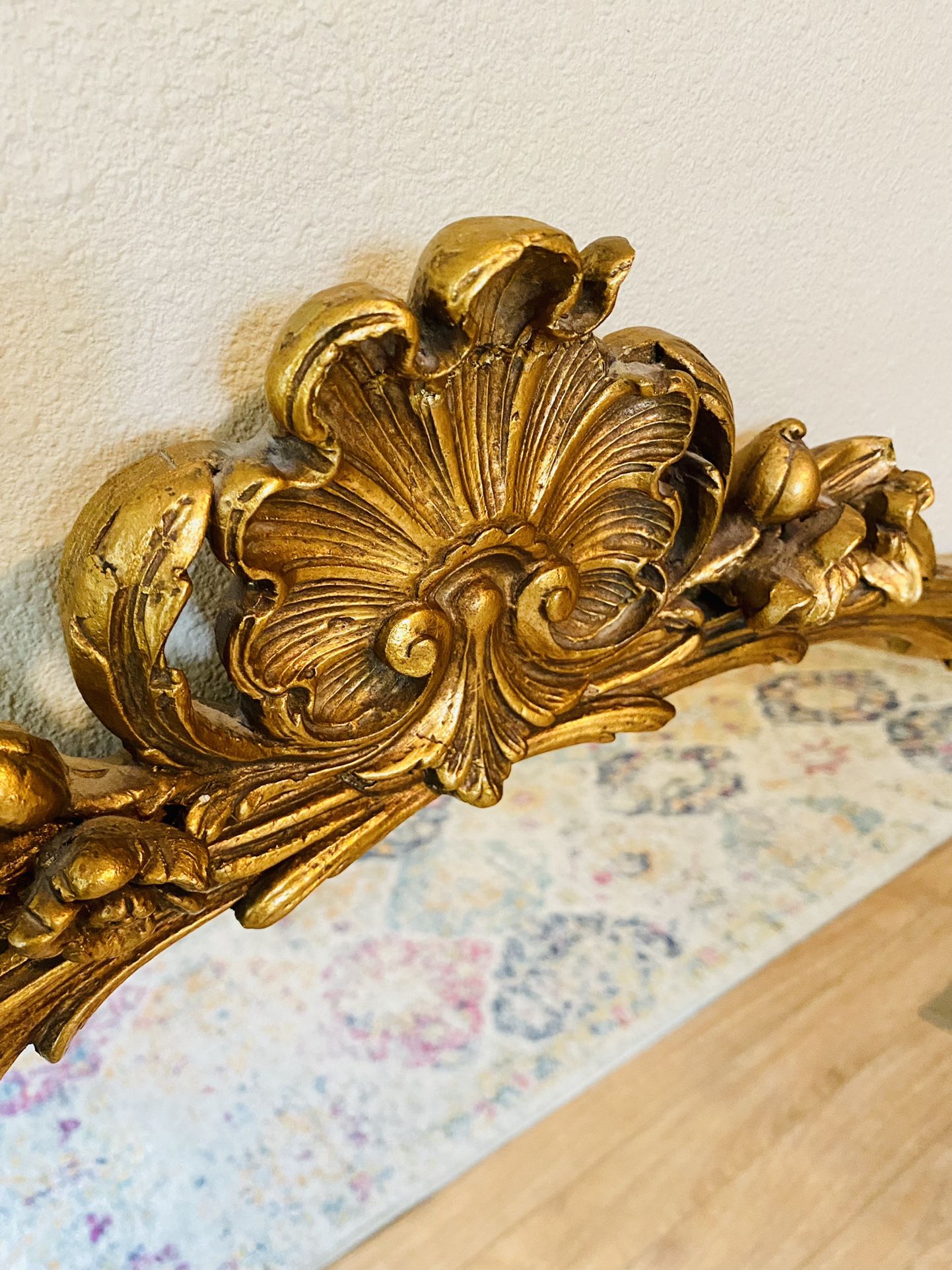 Meier & Frank Large French Style Gilt Framed Mirror From The 60’s