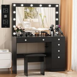 Vanity, New Makeup Dress in Your Unused Box in Black or White