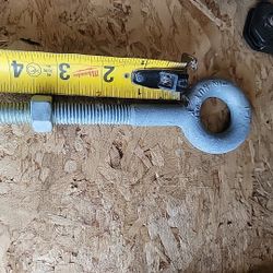 1/2" X 4 1/2" Galvanized Eye Bolts With Nuts