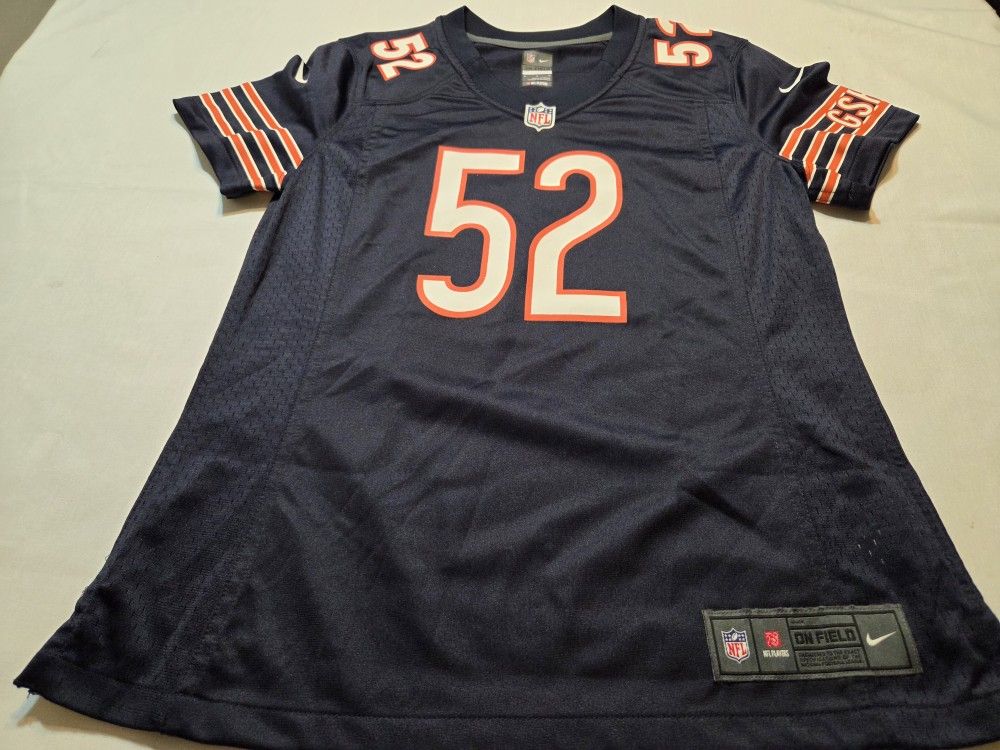 Womens Adult Medium #52 Khalil MACK Chicago Bears Nike On-Field NFL Jersey 