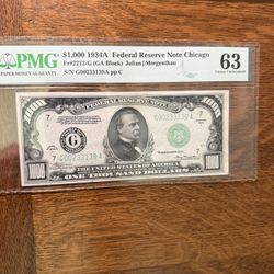 $1000 Federal Reserve Note